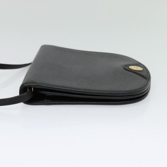 DIOR Shoulder Bag Leather Black Gold - Picture 4 of 12